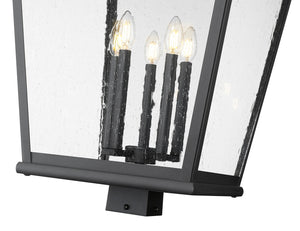Z-Lite - 5029PHXXLS-BK - Five Light Outdoor Post Mount - Raphael - Sand Black