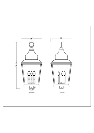 Z-Lite - 5029PHXXLS-BK - Five Light Outdoor Post Mount - Raphael - Sand Black