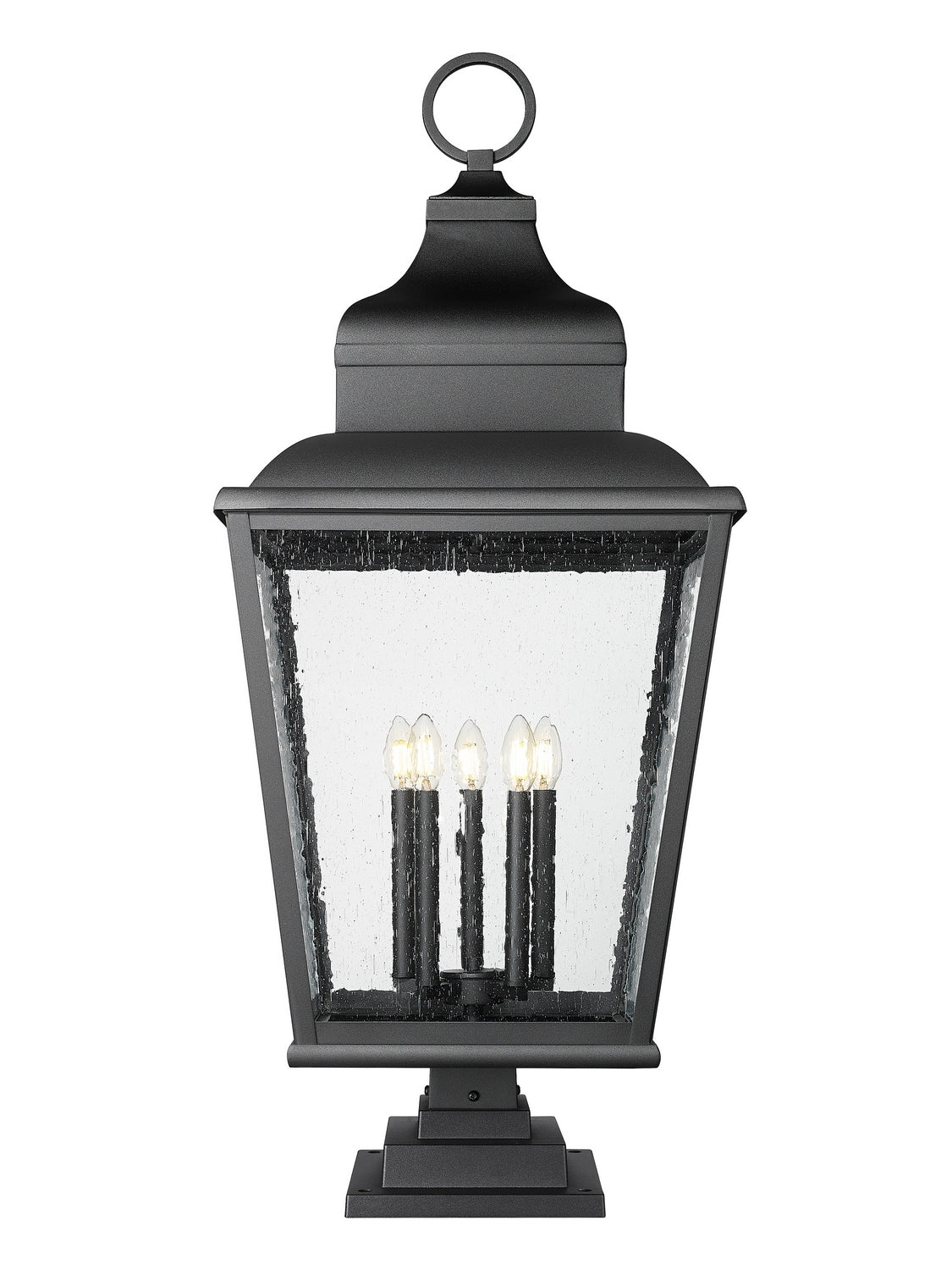 Z-Lite - 5029PHXXLS-LSQPM-BK - Five Light Outdoor Pier Mount - Raphael - Sand Black