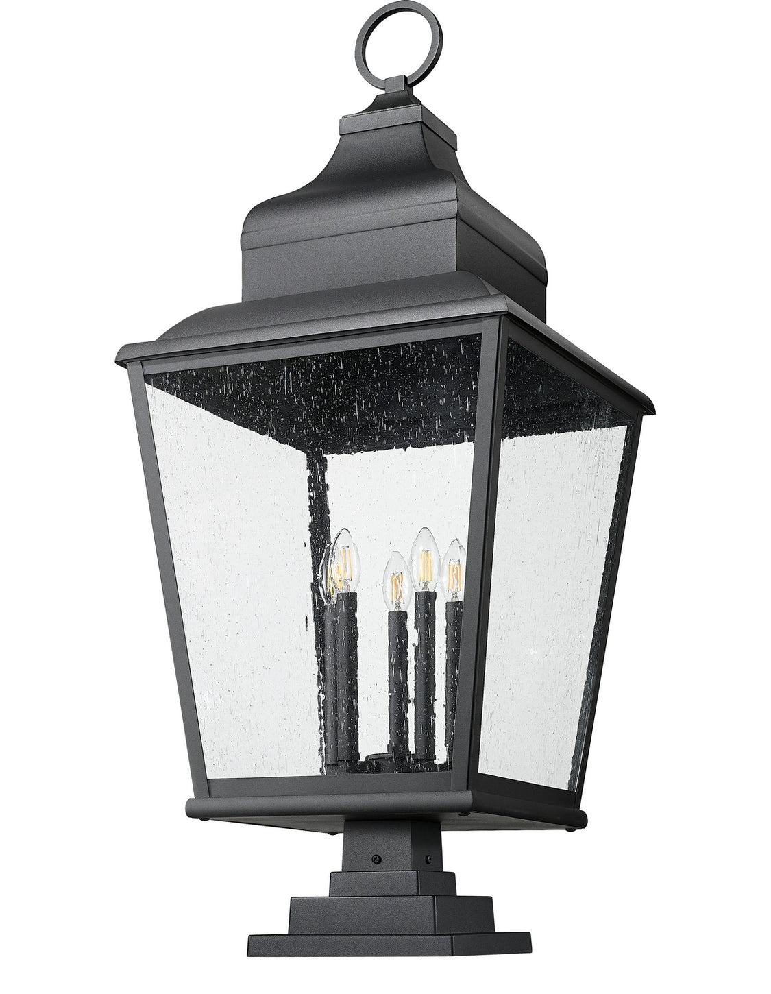 Z-Lite - 5029PHXXLS-LSQPM-BK - Five Light Outdoor Pier Mount - Raphael - Sand Black