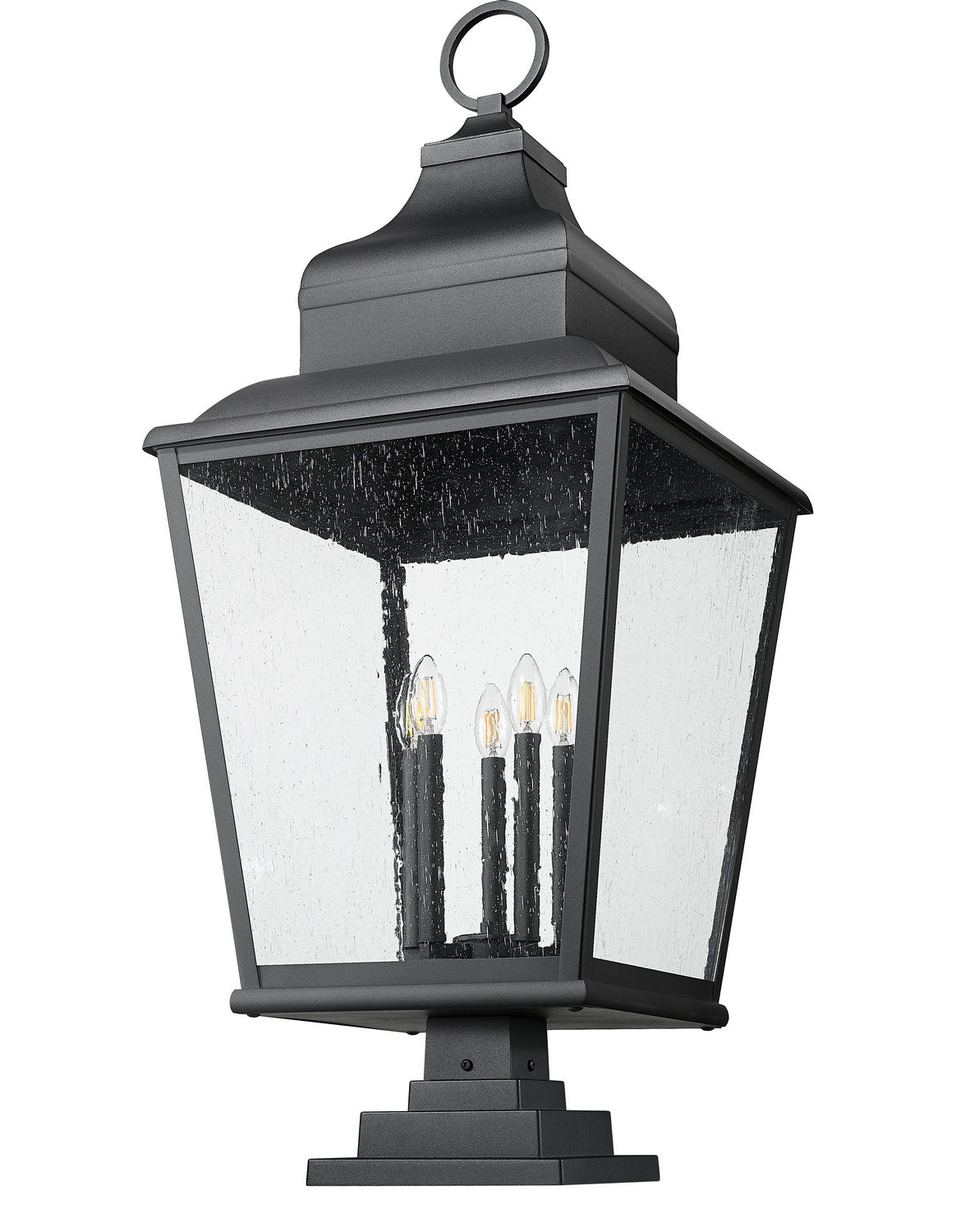 Z-Lite - 5029PHXXLS-LSQPM-BK - Five Light Outdoor Pier Mount - Raphael - Sand Black