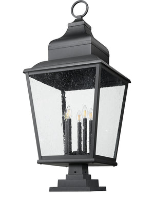 Z-Lite - 5029PHXXLS-LSQPM-BK - Five Light Outdoor Pier Mount - Raphael - Sand Black