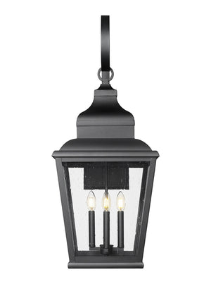 Z-Lite - 5029XL-BK - Four Light Outdoor Wall Mount - Raphael - Sand Black
