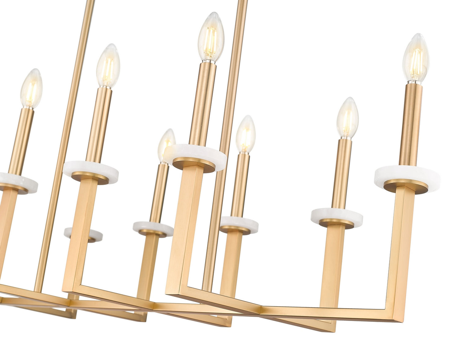 Z-Lite - 6100-10L-MGLD - Ten Light Linear Chandelier - Gaultier - Modern Gold