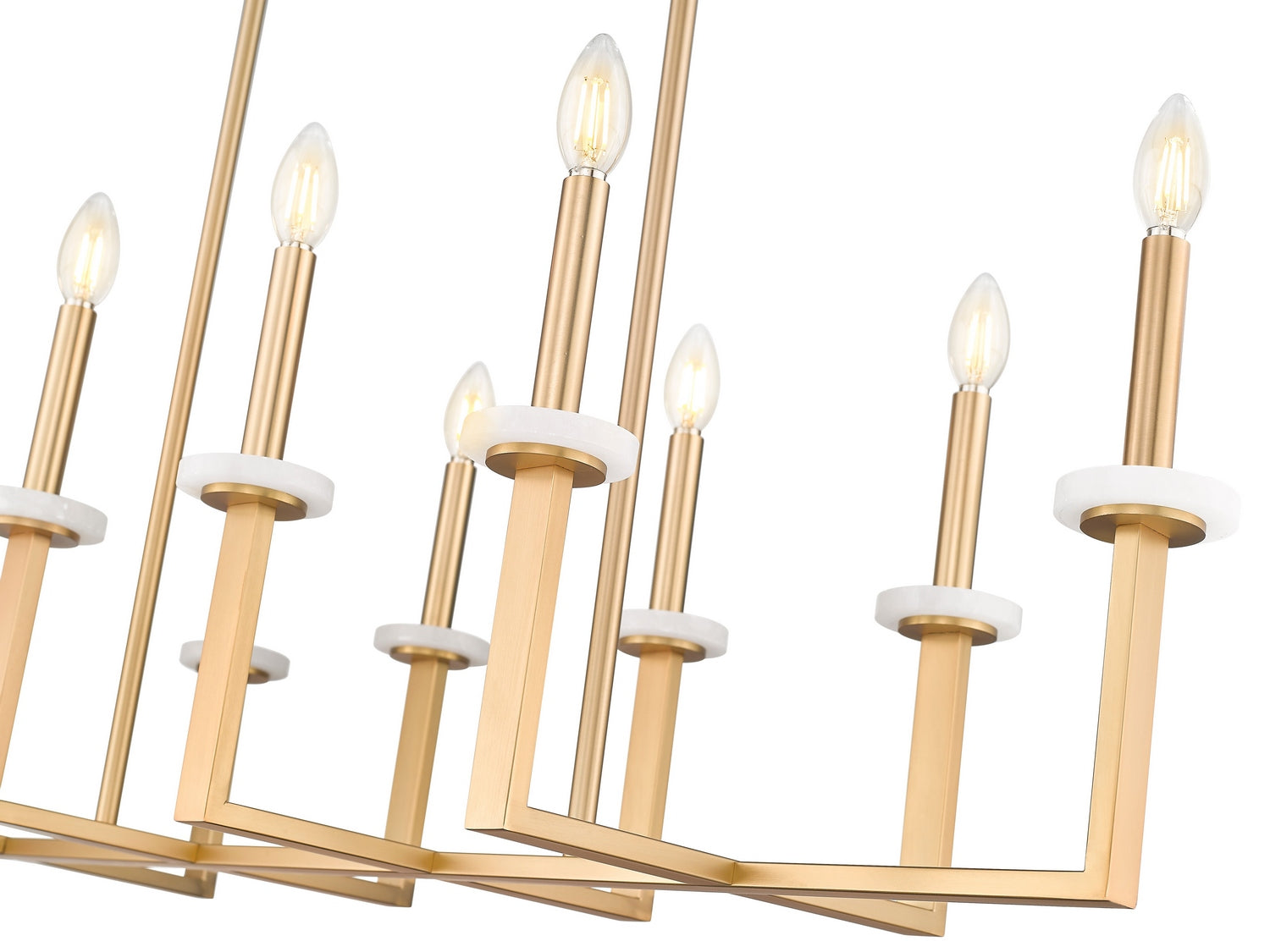 Z-Lite - 6100-10L-MGLD - Ten Light Linear Chandelier - Gaultier - Modern Gold