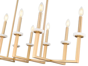 Z-Lite - 6100-10L-MGLD - Ten Light Linear Chandelier - Gaultier - Modern Gold