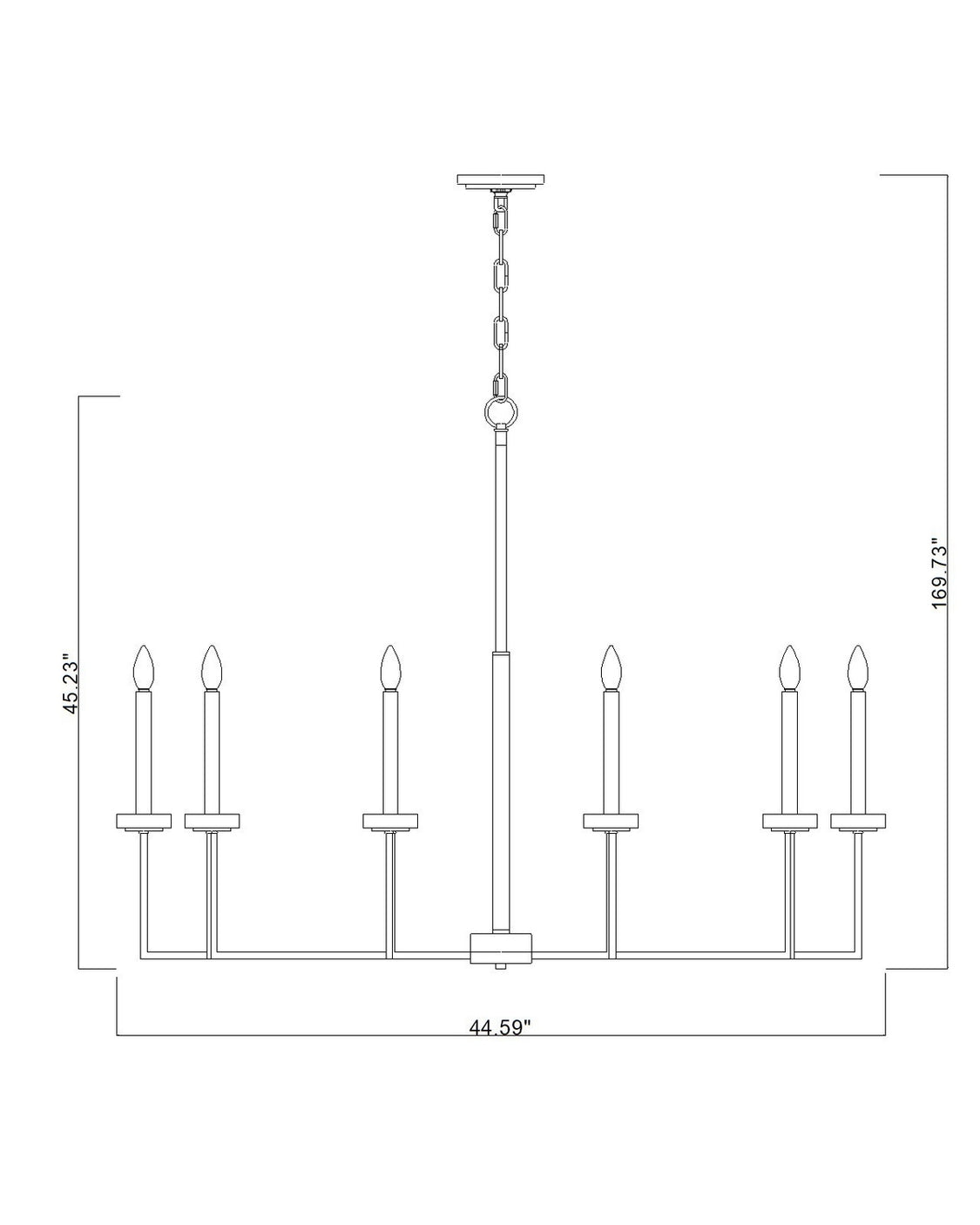 Z-Lite - 6100-10MB - Ten Light Chandelier - Gaultier - Matte Black + Modern Gold