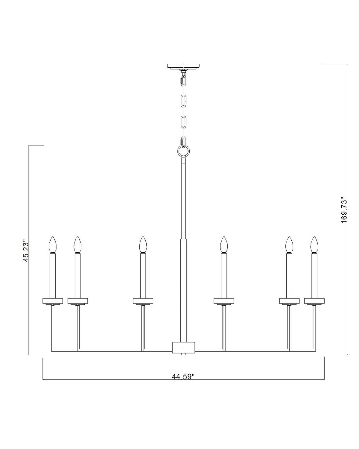 Z-Lite - 6100-10MB - Ten Light Chandelier - Gaultier - Matte Black + Modern Gold