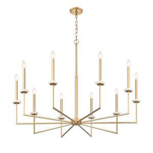 Z-Lite - 6100-10MGLD - Ten Light Chandelier - Gaultier - Modern Gold