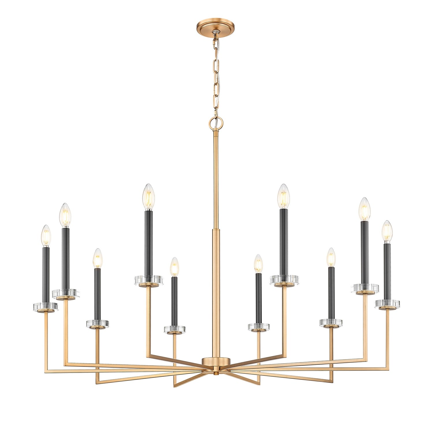 Z-Lite - 6100-10MGLD - Ten Light Chandelier - Gaultier - Modern Gold