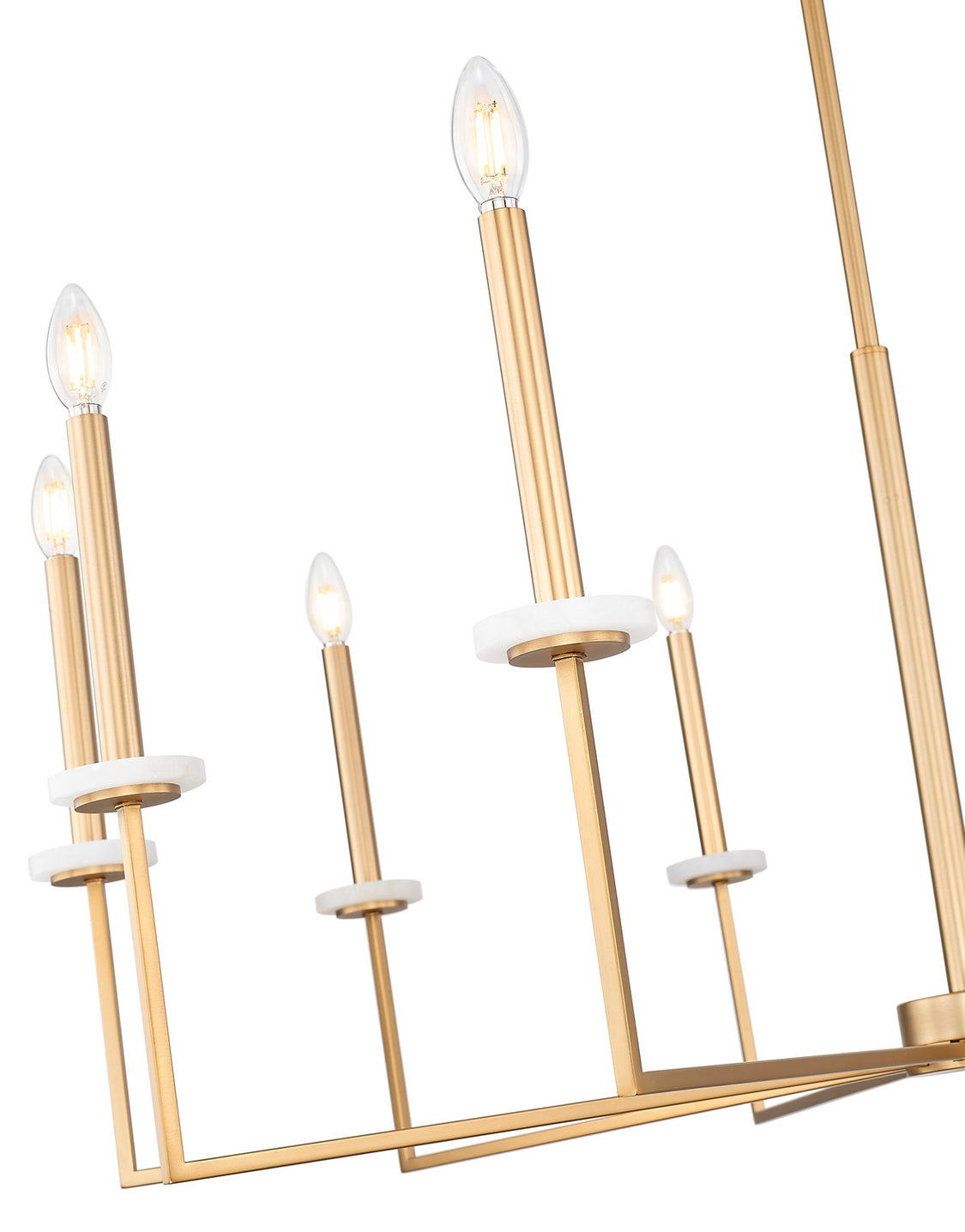 Z-Lite - 6100-10MGLD - Ten Light Chandelier - Gaultier - Modern Gold