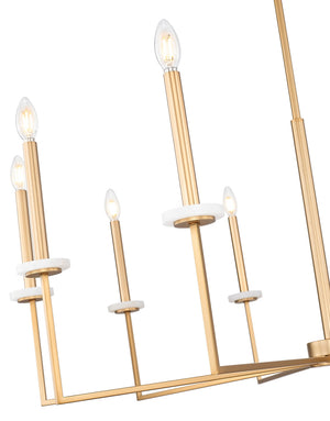 Z-Lite - 6100-10MGLD - Ten Light Chandelier - Gaultier - Modern Gold