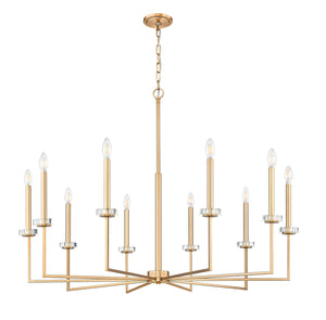 Z-Lite - 6100-10MGLD - Ten Light Chandelier - Gaultier - Modern Gold