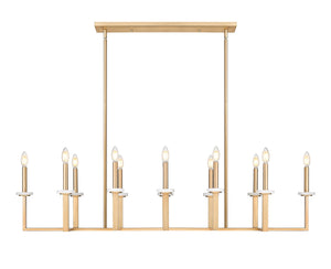 Z-Lite - 6100-12L-MGLD - 12 Light Linear Chandelier - Gaultier - Modern Gold