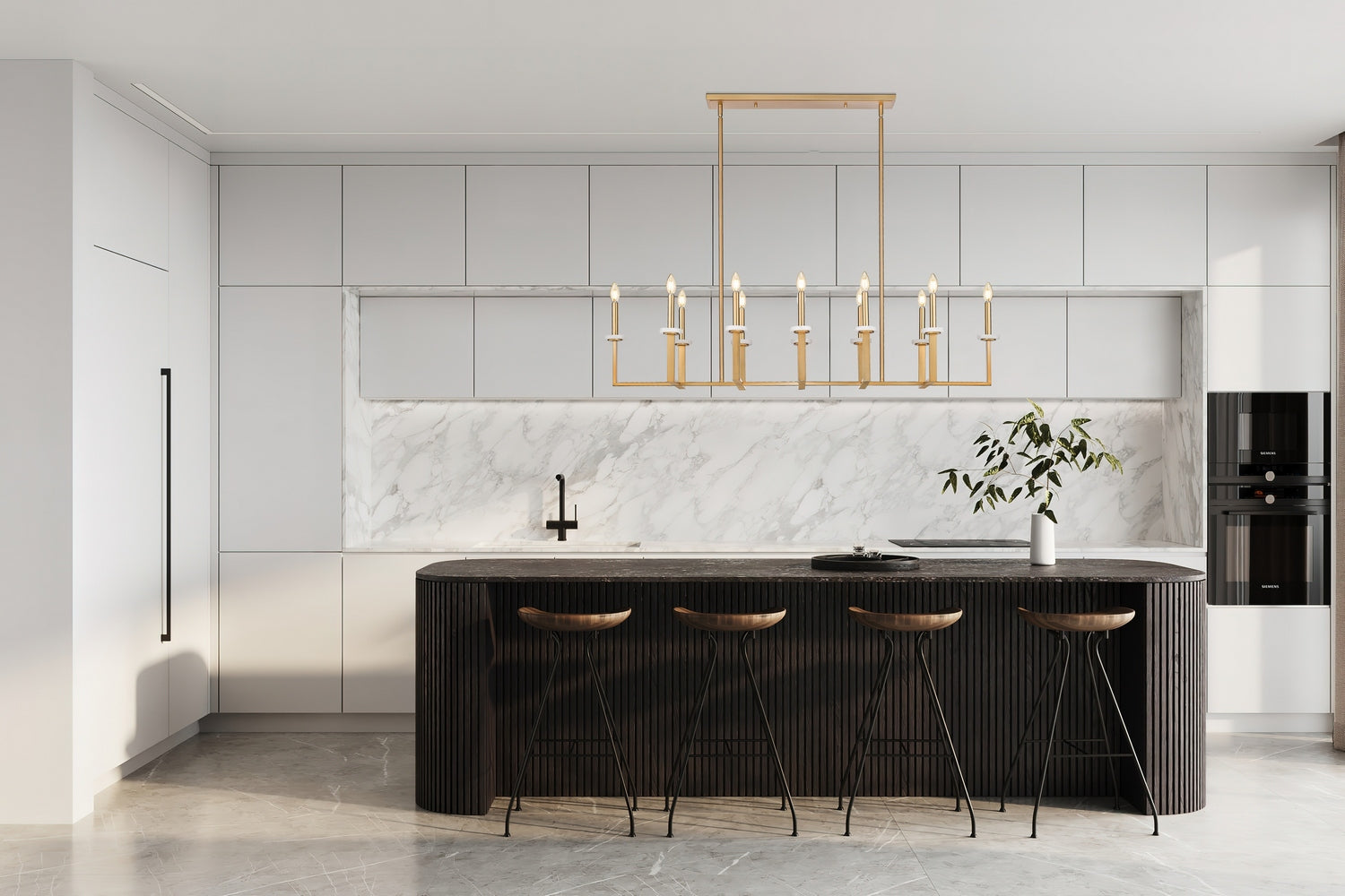 Z-Lite - 6100-12L-MGLD - 12 Light Linear Chandelier - Gaultier - Modern Gold