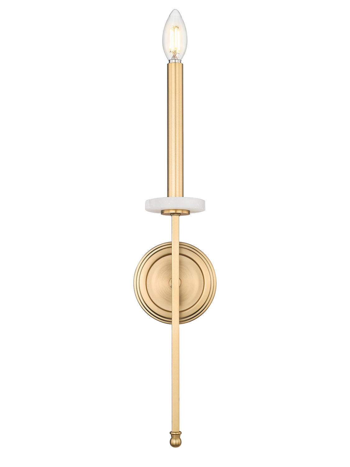 Z-Lite - 6100-1S-MGLD - One Light Wall Sconce - Gaultier - Modern Gold