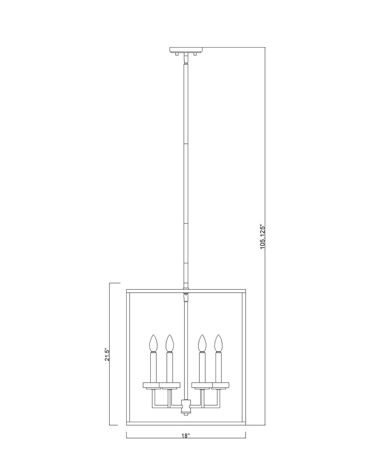 Z-Lite - 6100-21MGLD - Six Light Chandelier - Gaultier - Modern Gold