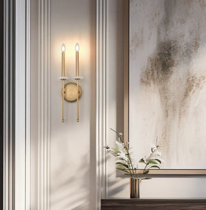 Z-Lite - 6100-2S-MGLD - Two Light Wall Sconce - Gaultier - Modern Gold