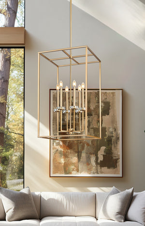 Z-Lite - 6100-32MGLD - Six Light Chandelier - Gaultier - Modern Gold