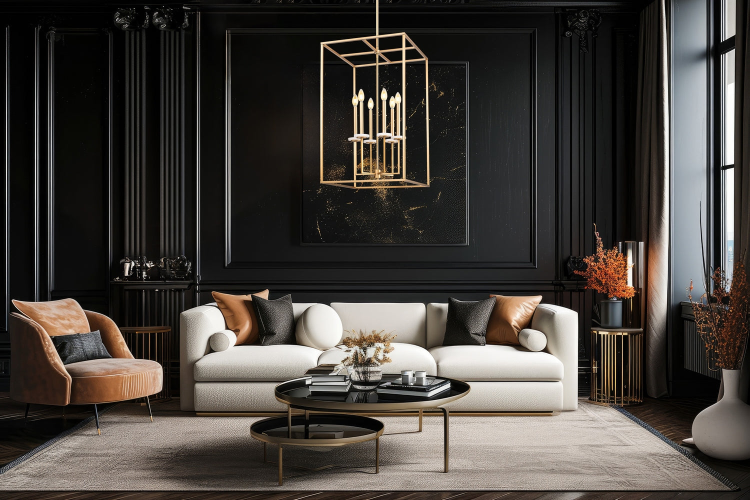 Z-Lite - 6100-32MGLD - Six Light Chandelier - Gaultier - Modern Gold