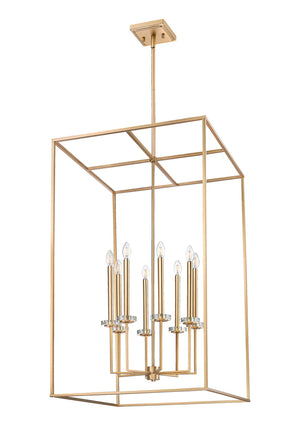 Z-Lite - 6100-44MGLD - Eight Light Chandelier - Gaultier - Modern Gold