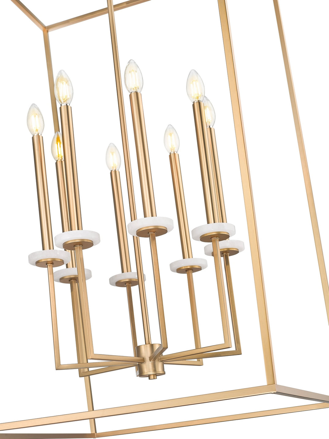 Z-Lite - 6100-44MGLD - Eight Light Chandelier - Gaultier - Modern Gold
