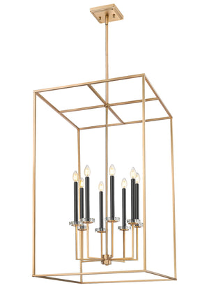 Z-Lite - 6100-44MGLD - Eight Light Chandelier - Gaultier - Modern Gold