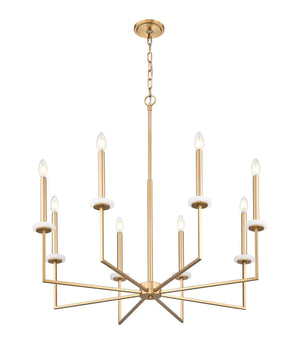 Z-Lite - 6100-8MGLD - Eight Light Chandelier - Gaultier - Modern Gold