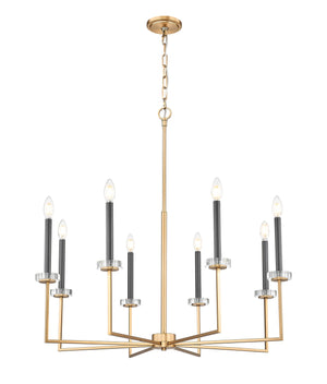 Z-Lite - 6100-8MGLD - Eight Light Chandelier - Gaultier - Modern Gold