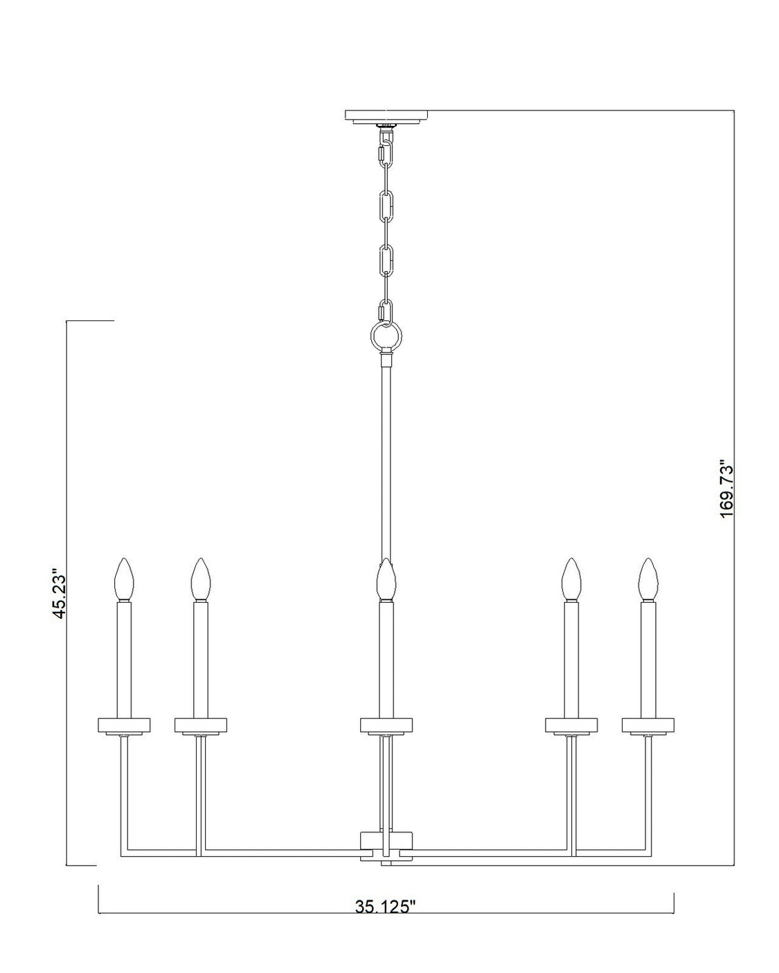 Z-Lite - 6100-8MGLD - Eight Light Chandelier - Gaultier - Modern Gold