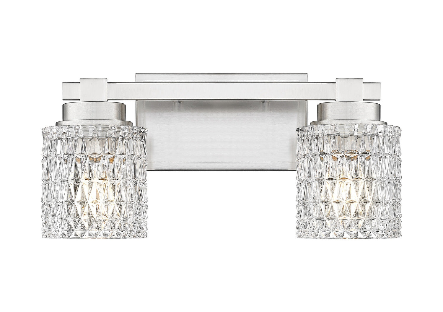 Z-Lite - 6101-2V-BN - Two Light Vanity - Jacqueline - Brushed Nickel