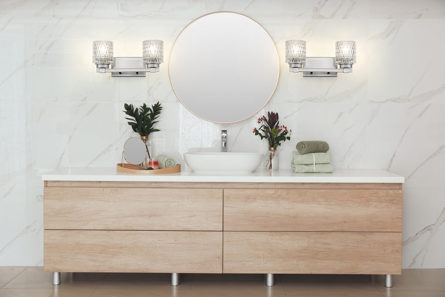 Z-Lite - 6101-2V-BN - Two Light Vanity - Jacqueline - Brushed Nickel