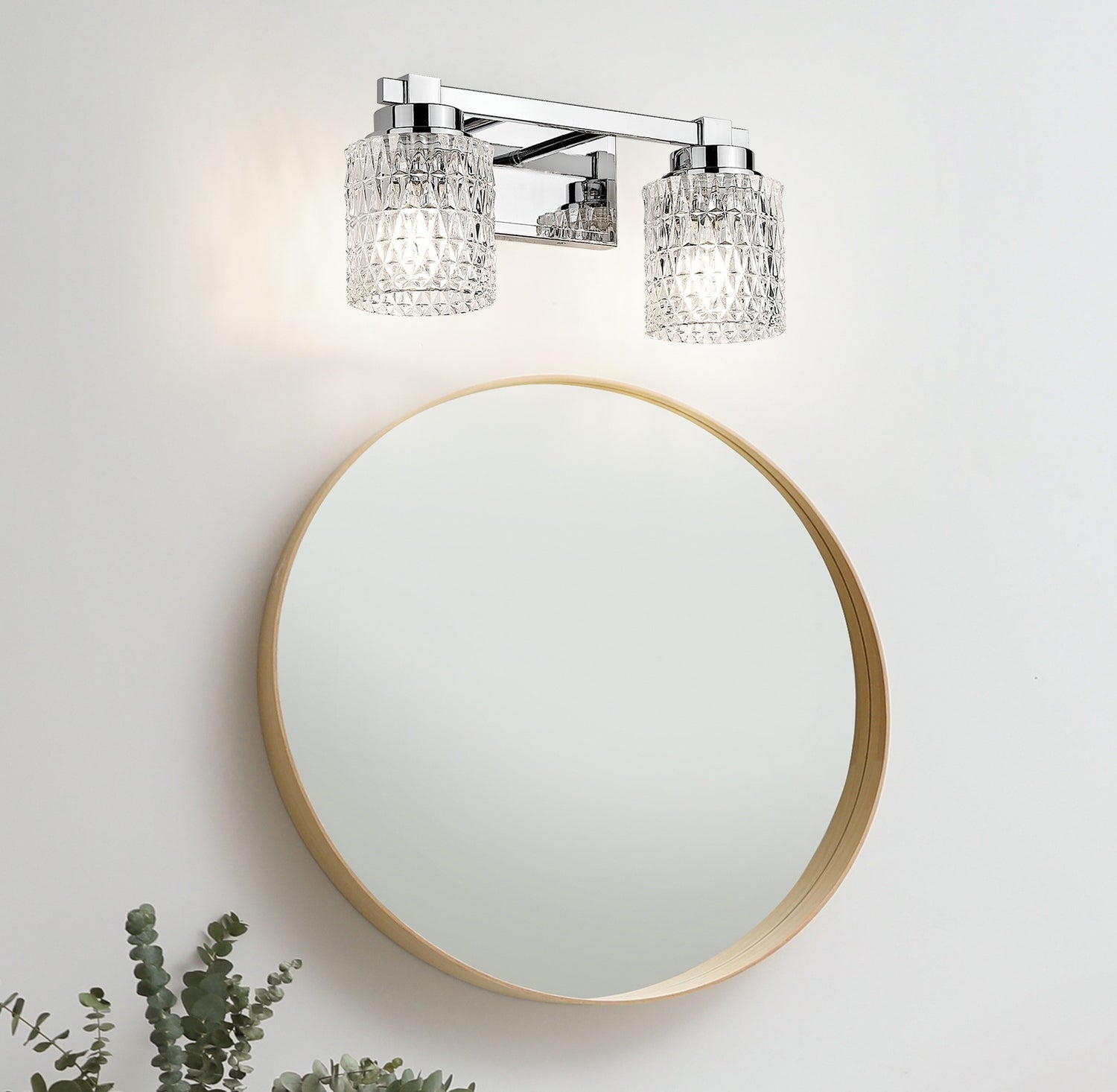 Z-Lite - 6101-2V-CH - Two Light Vanity - Jacqueline - Chrome