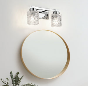 Z-Lite - 6101-2V-CH - Two Light Vanity - Jacqueline - Chrome