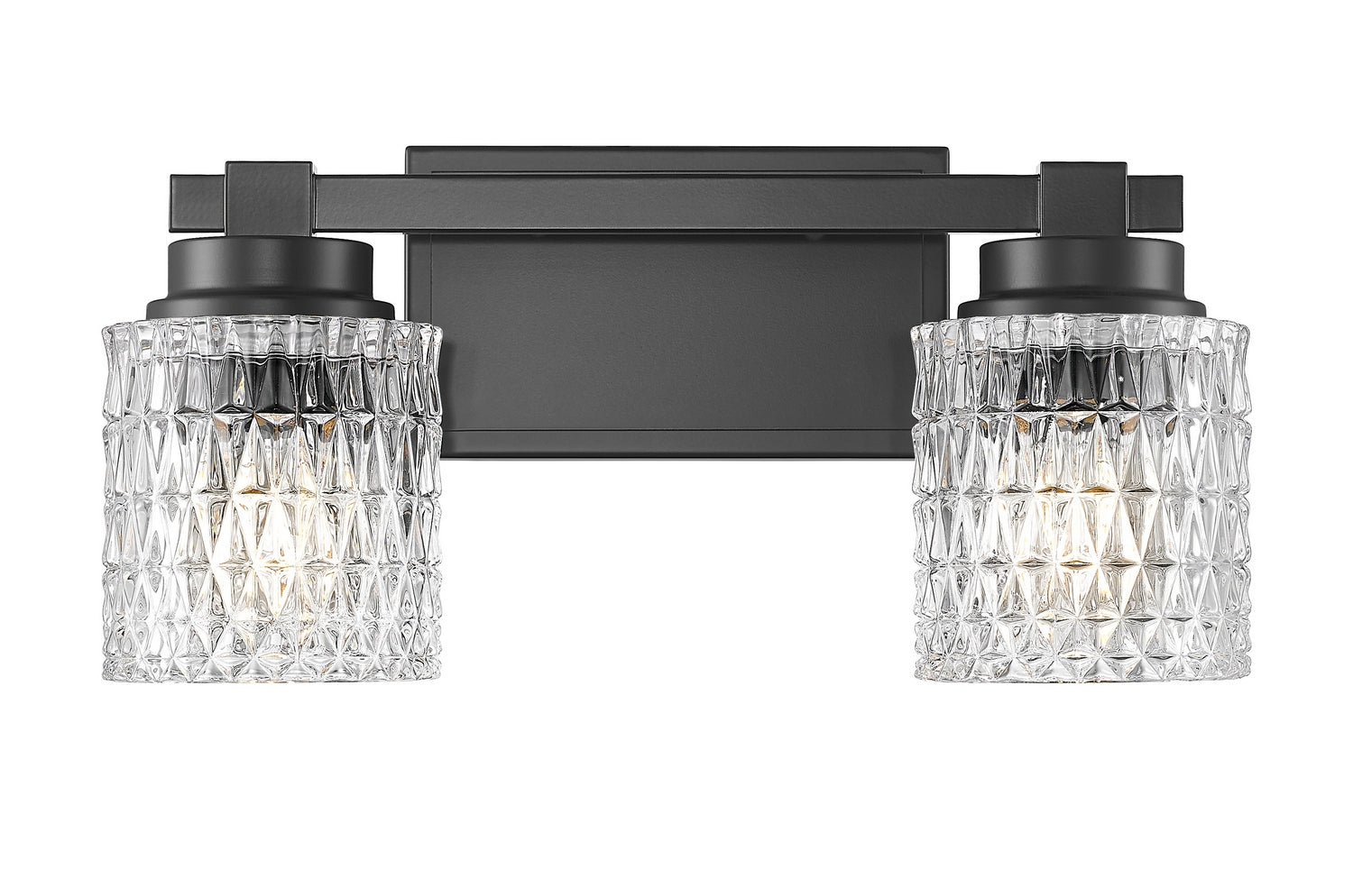 Z-Lite - 6101-2V-MB - Two Light Vanity - Jacqueline - Matte Black