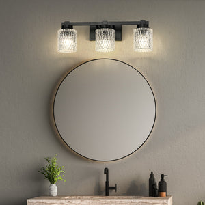 Z-Lite - 6101-3V-MB - Three Light Vanity - Jacqueline - Matte Black