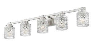 Z-Lite - 6101-5V-BN - Five Light Vanity - Jacqueline - Brushed Nickel