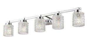 Z-Lite - 6101-5V-CH - Five Light Vanity - Jacqueline - Chrome