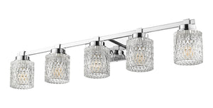 Z-Lite - 6101-5V-CH - Five Light Vanity - Jacqueline - Chrome