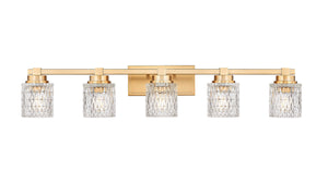 Z-Lite - 6101-5V-MGLD - Five Light Vanity - Jacqueline - Modern Gold