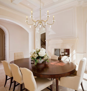 Z-Lite - 6103-32MGLD - Six Light Chandelier - Toussant - Modern Gold
