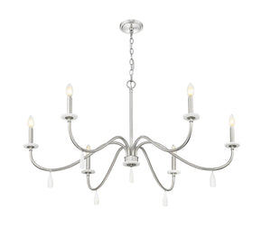 Z-Lite - 6103-45BN - Six Light Chandelier - Toussant - Brushed Nickel