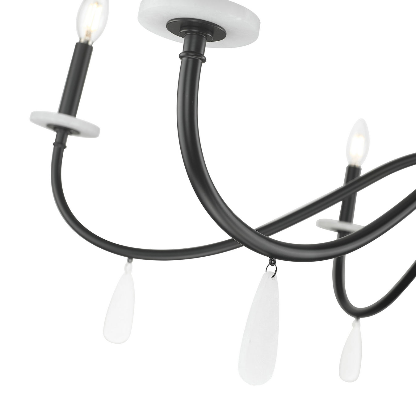 Z-Lite - 6103-45MB - Six Light Chandelier - Toussant - Matte Black