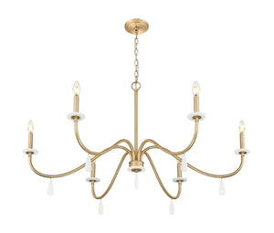 Z-Lite - 6103-45MGLD - Six Light Chandelier - Toussant - Modern Gold