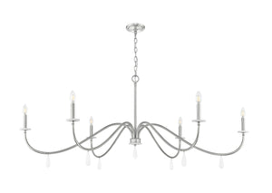 Z-Lite - 6103-63BN - Six Light Chandelier - Toussant - Brushed Nickel