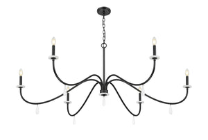 Z-Lite - 6103-63MB - Six Light Chandelier - Toussant - Matte Black
