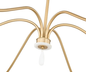 Z-Lite - 6103-63MGLD - Six Light Chandelier - Toussant - Modern Gold