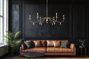 Z-Lite - 6103-63MGLD - Six Light Chandelier - Toussant - Modern Gold