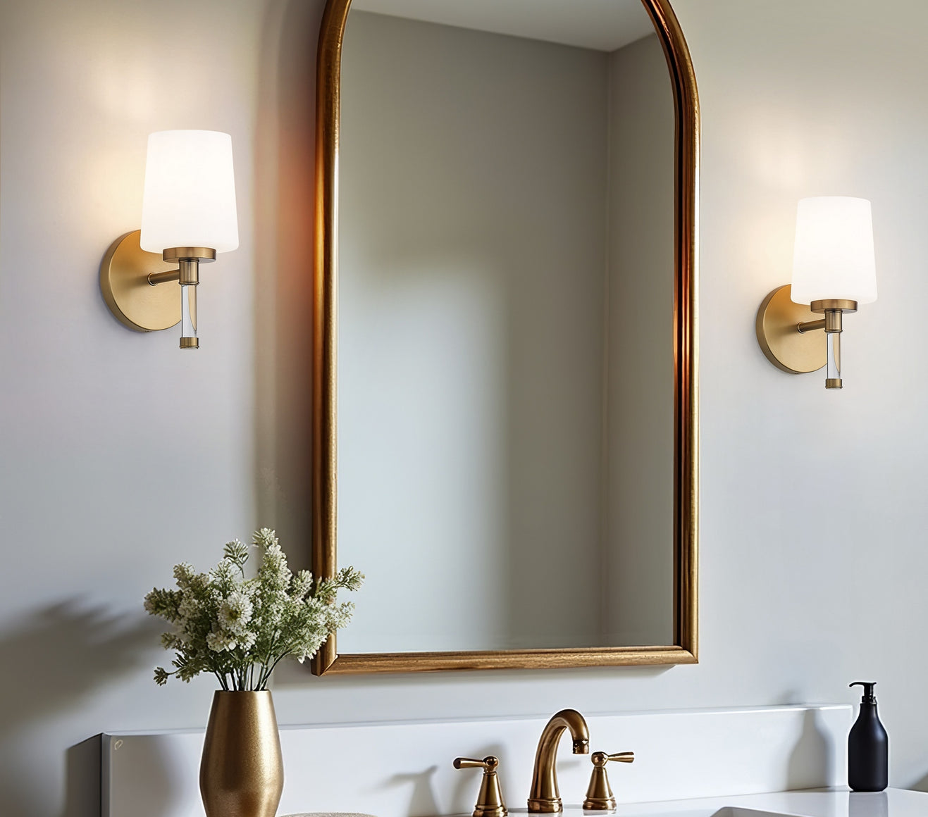 Z-Lite - 7700-1V-MGLD - One Light Vanity - Henri - Modern Gold