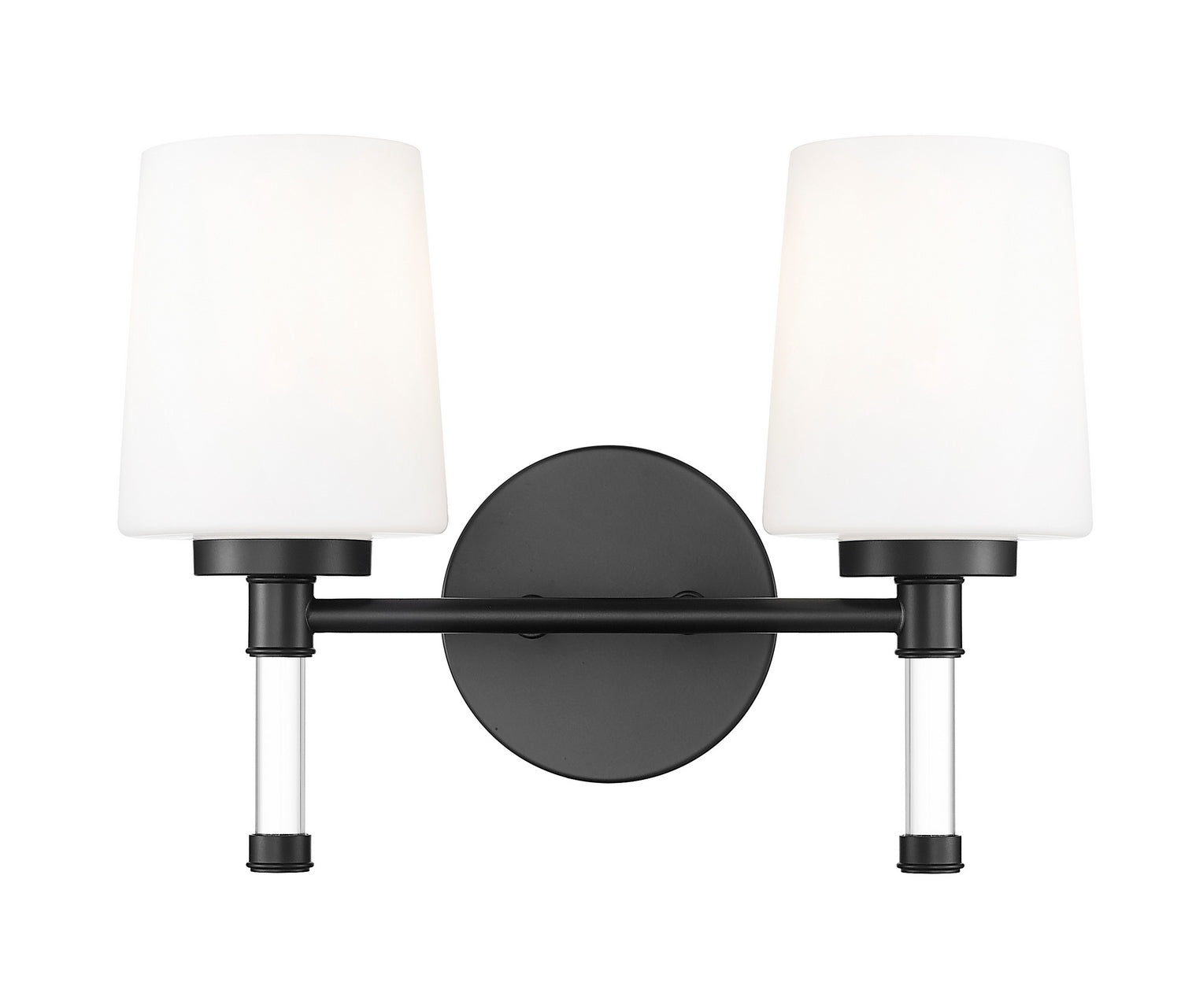 Z-Lite - 7700-2V-MB - Two Light Vanity - Henri - Matte Black